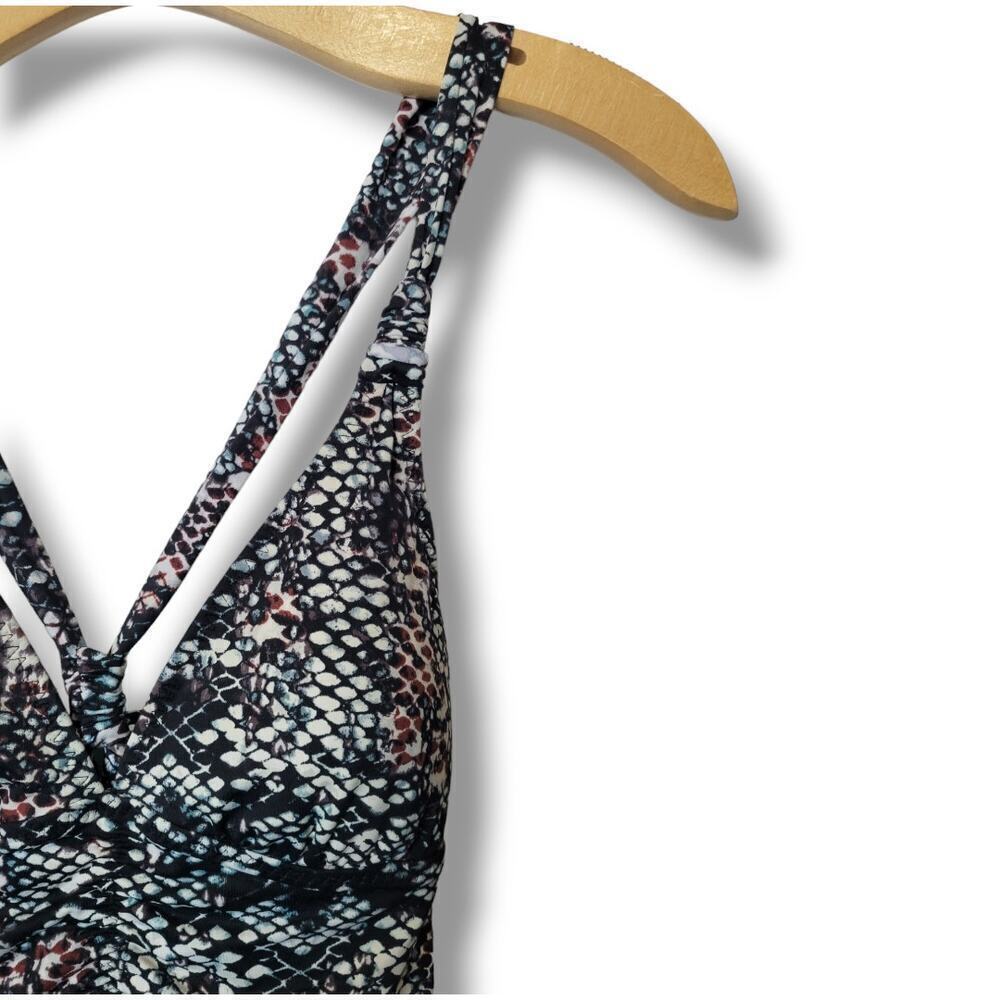 Athleta Women’s Snakeskin Print Tankini Swim Top Size Small - Picture 7 of 7